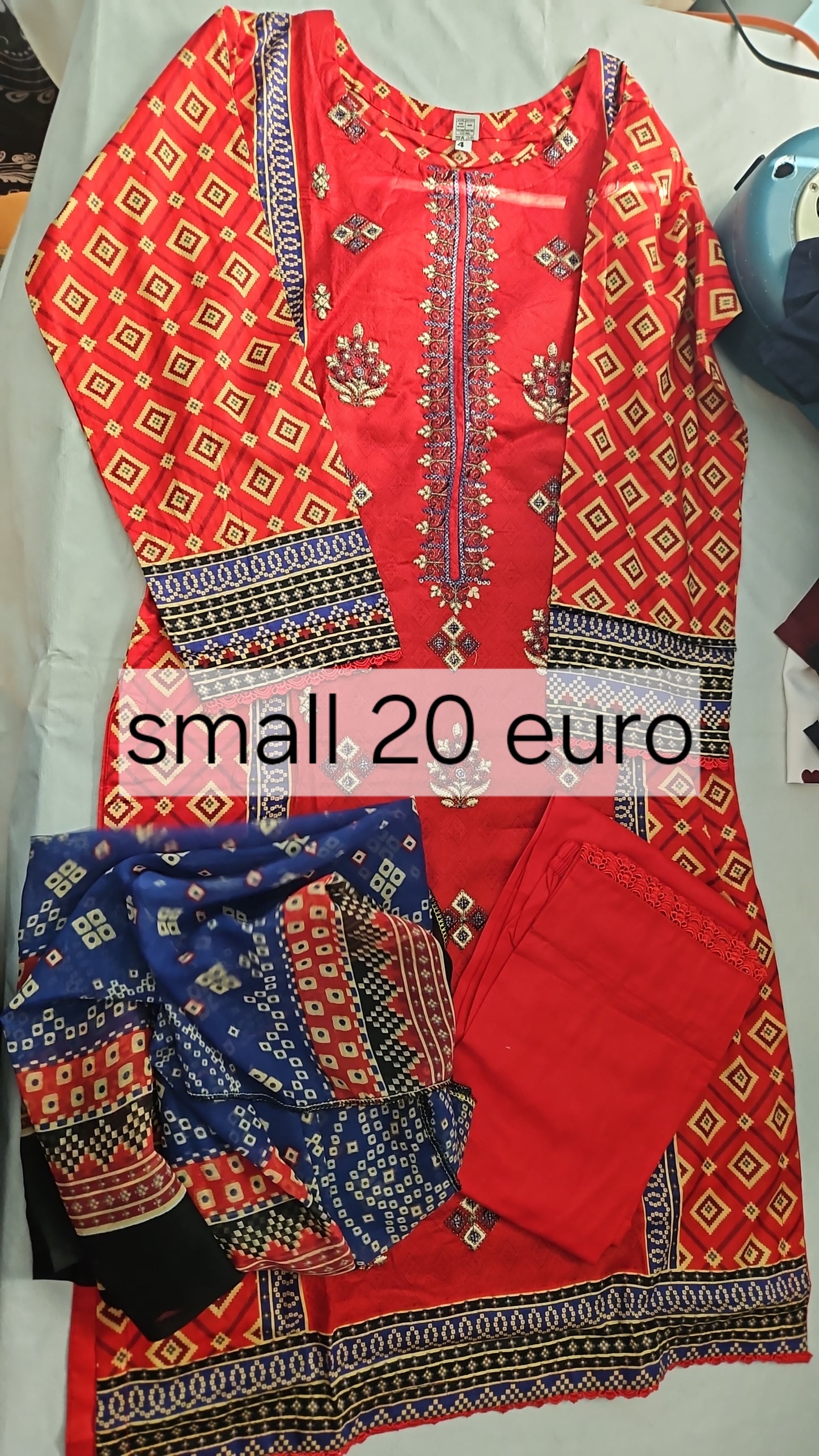 Light embroidery dress