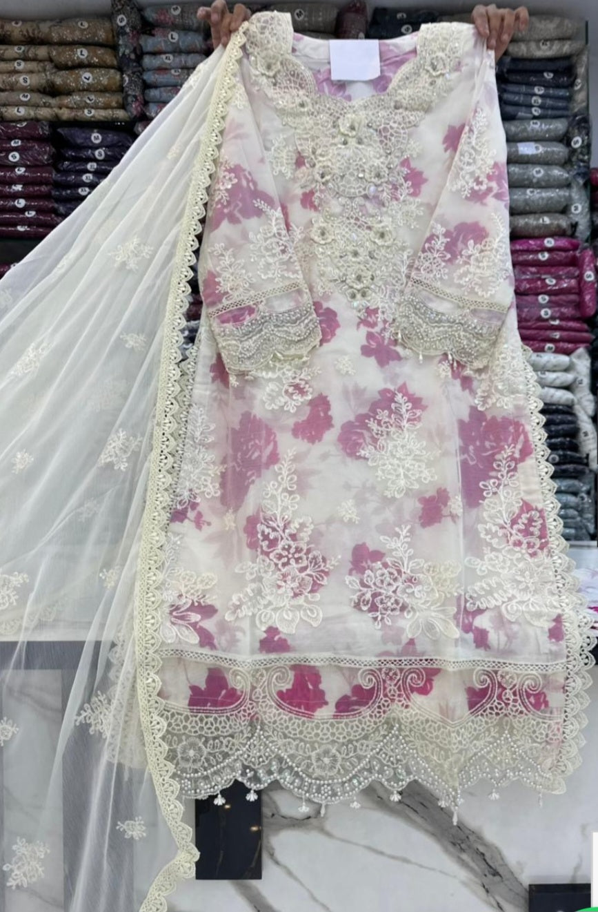 Chiffon Embroidery Dress
