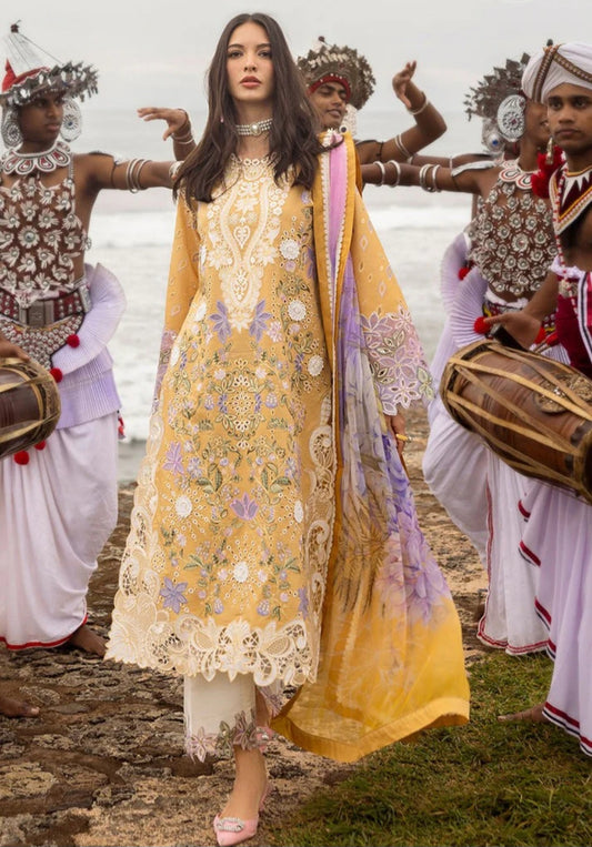 LAROBE FESTIVE LAWN DRESS