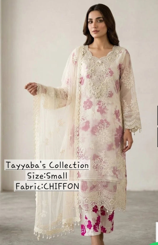 Chiffon Embroidery Dress