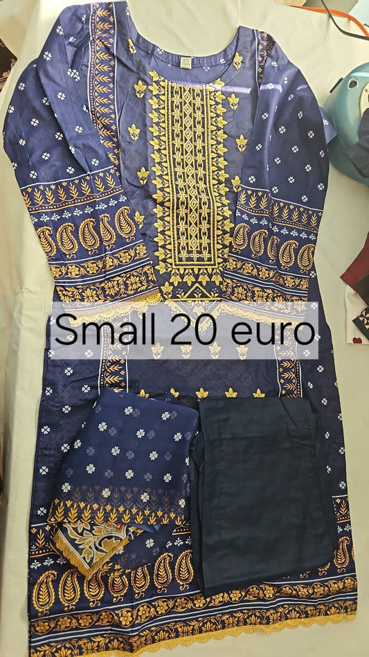 Light embroidery dress