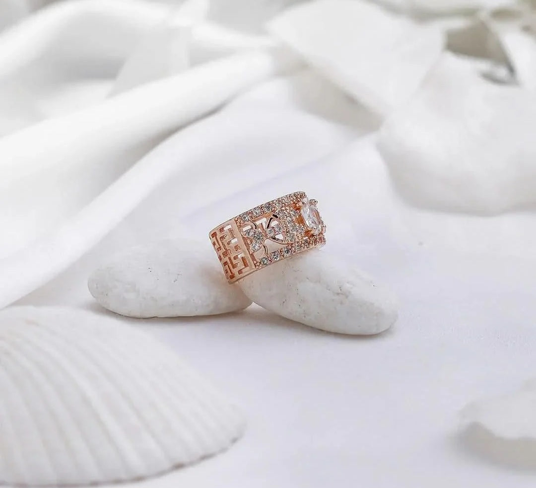 Capucine Stepping Stone Zircon Ring