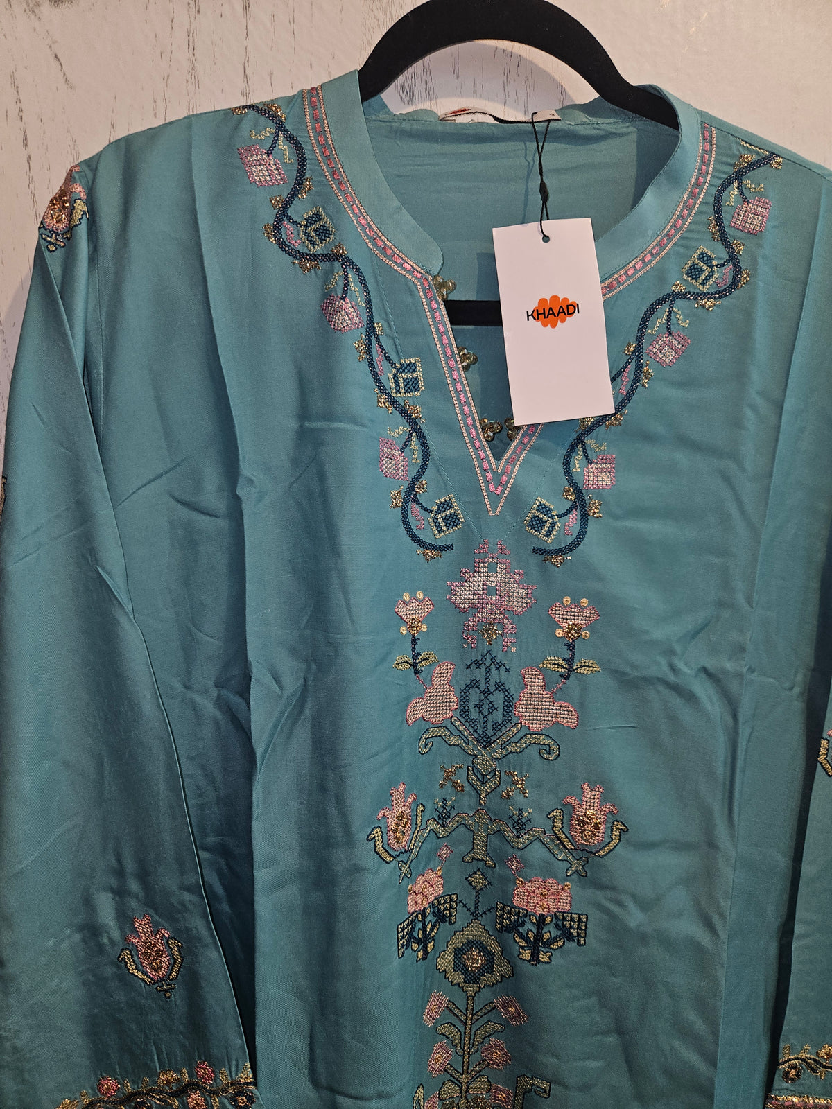 KHADDI EMBROIDERY KURTA
