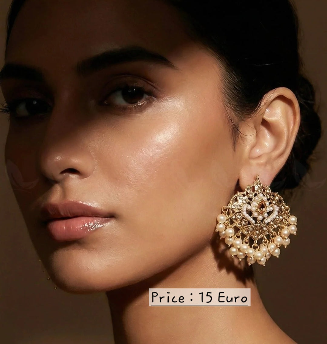 Hyderabadi Pearl Drop Earrings