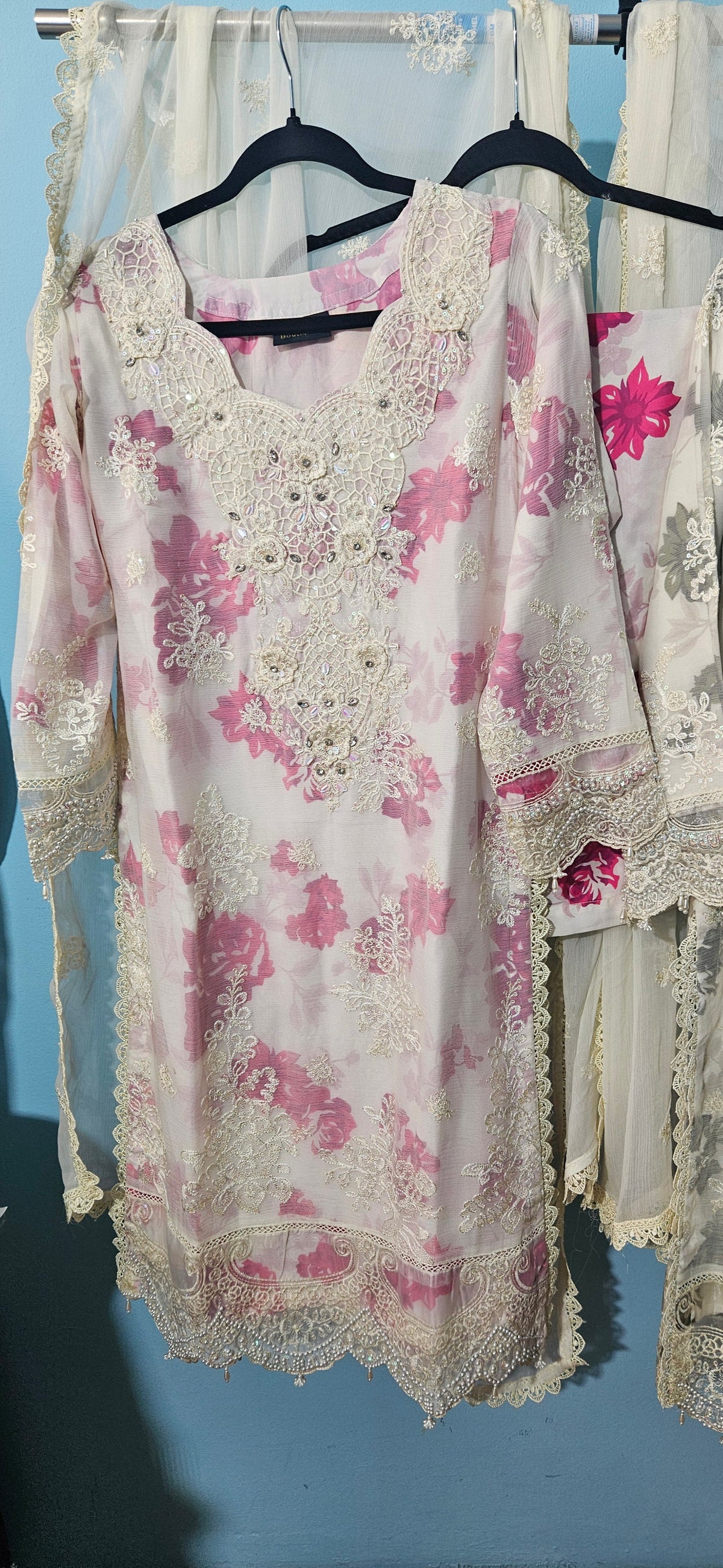 Chiffon Embroidery Dress