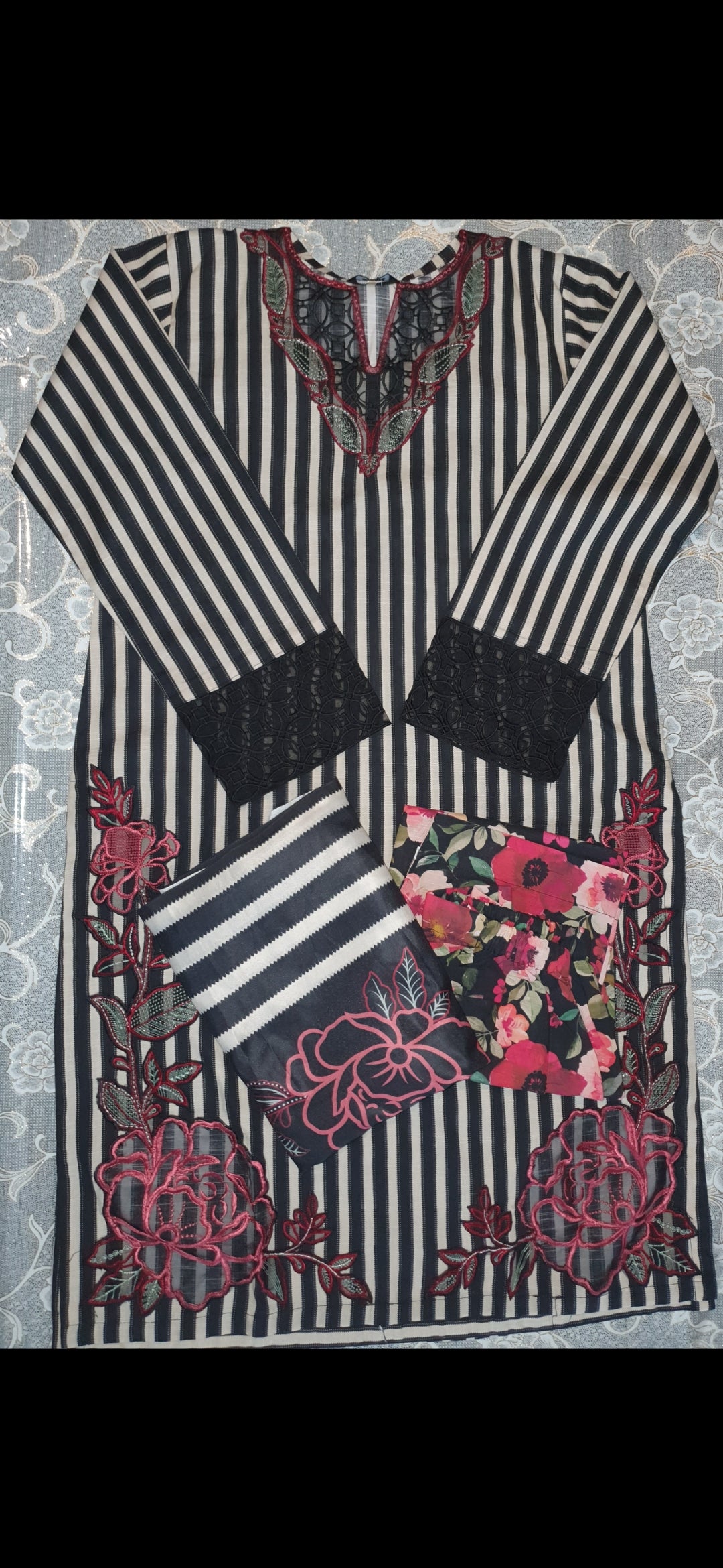 Khaddar Fabric Dress