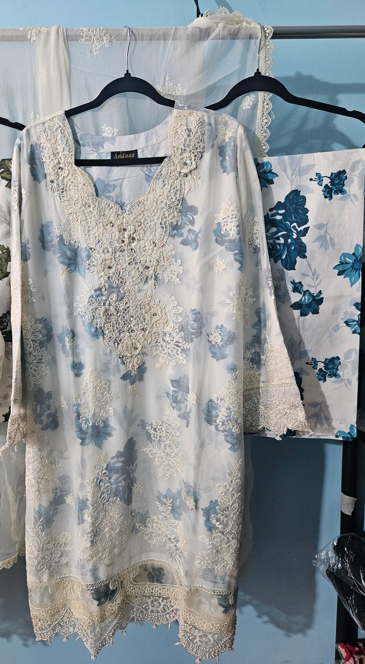 Chiffon Embroidery Dress