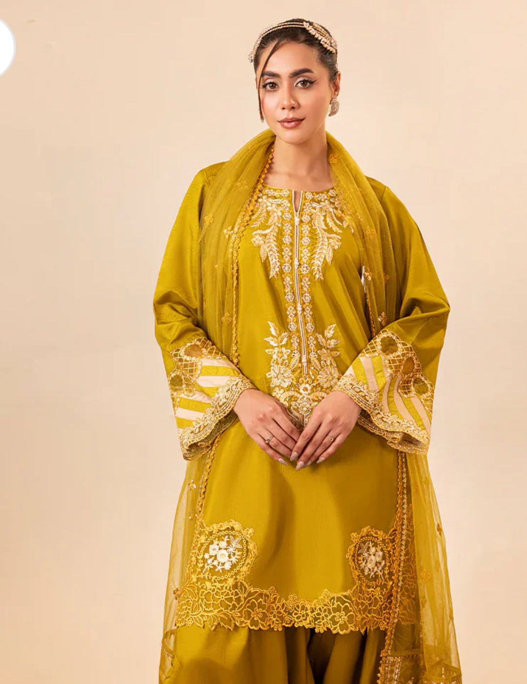 Zahra Rubab Raw Silk dress