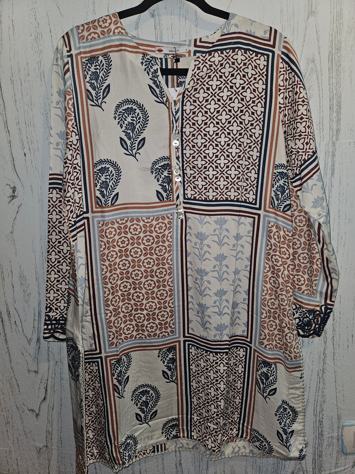 Khaddi printed kurta