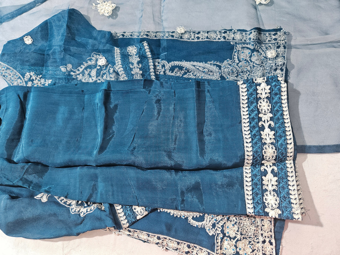 Chiffon embroidery dress
