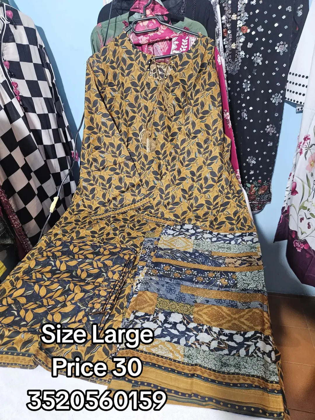 BIN SAEED LAWN DRESS
