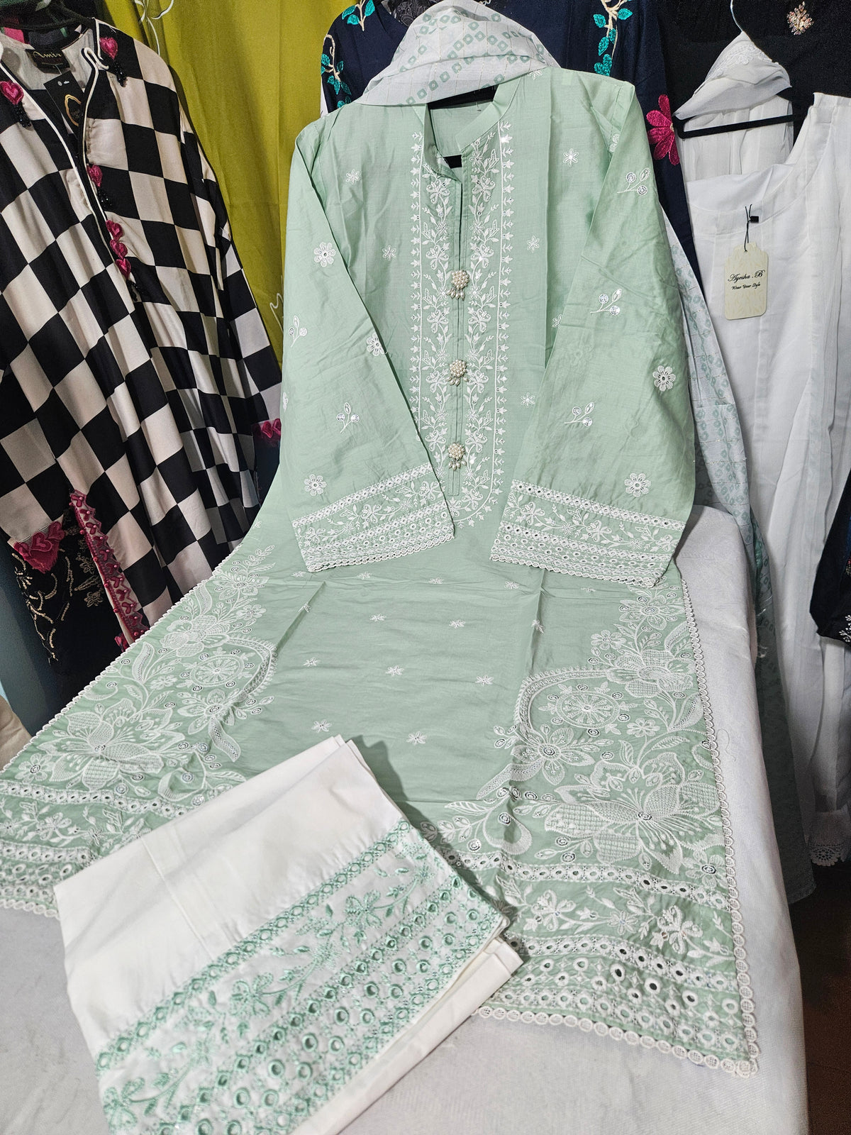 Cotton Embroidery dress